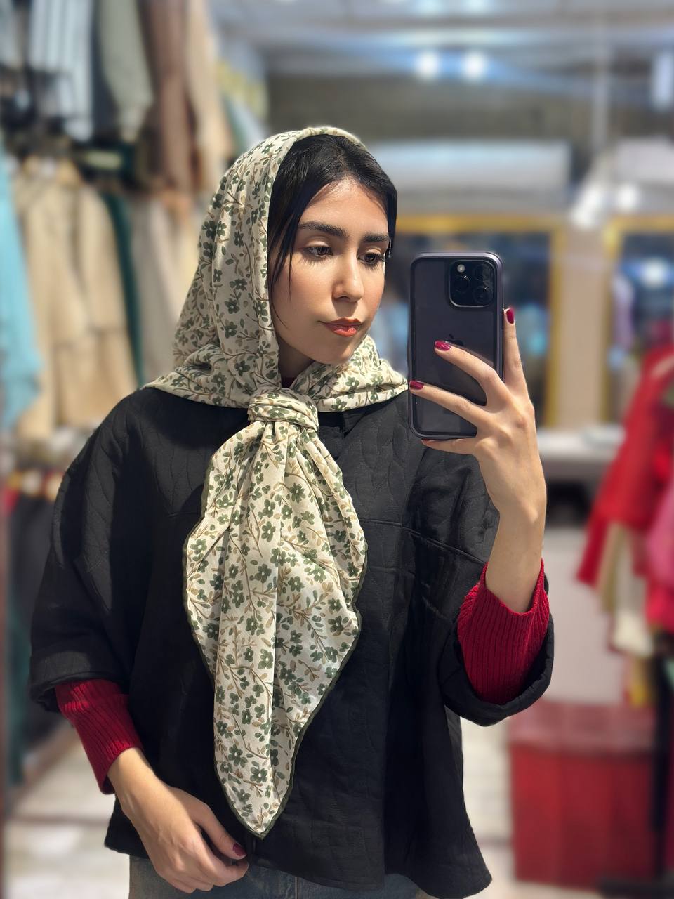 روسری نخی 0115