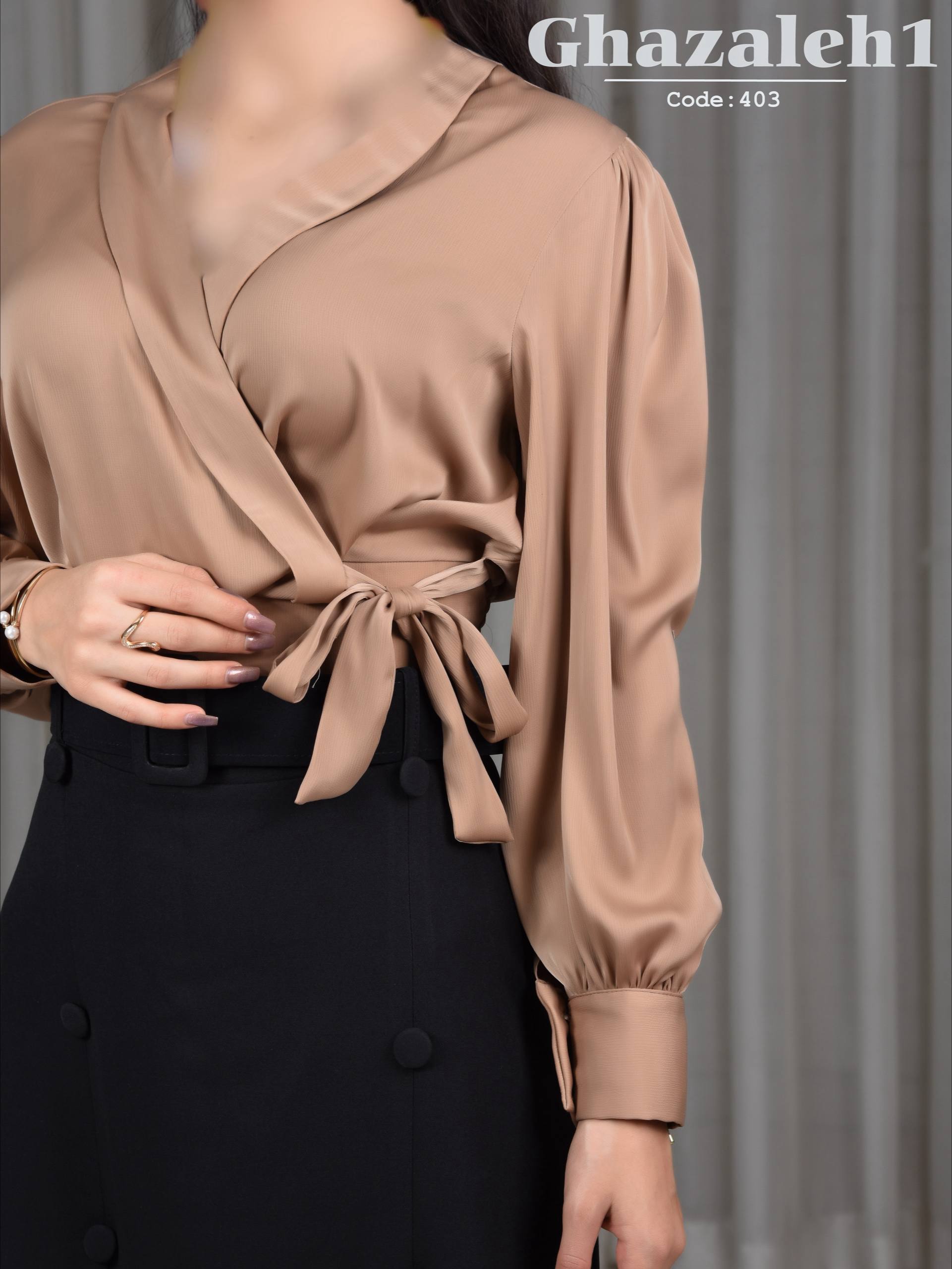 شومیز گره‌ای چپ و راستی 403