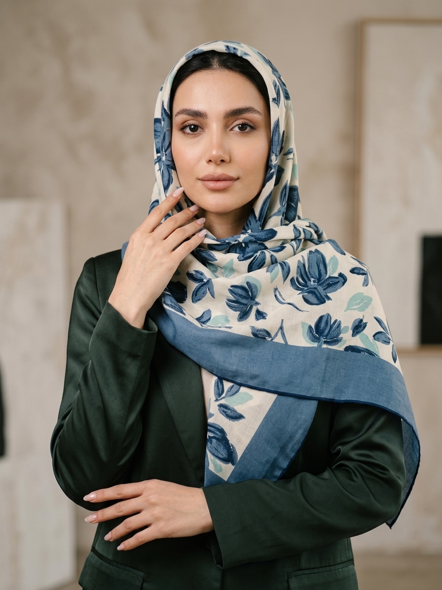روسری نخی بهاره قواره متوسط